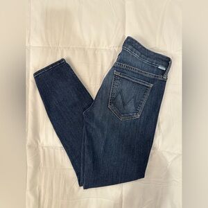 MOTHER JEANS - THE LOOKER CROP - HERE KITTY KITTY, Size 27
